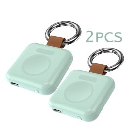 Portable Wireless Charger for Apple Watch 1200mAh, Compatible with Apple Watch Series 9/8/UItra/7/6/5/4/3/2/1SE(2GREEN)